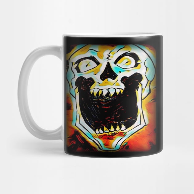 Screaming skull by Voiceless Art 